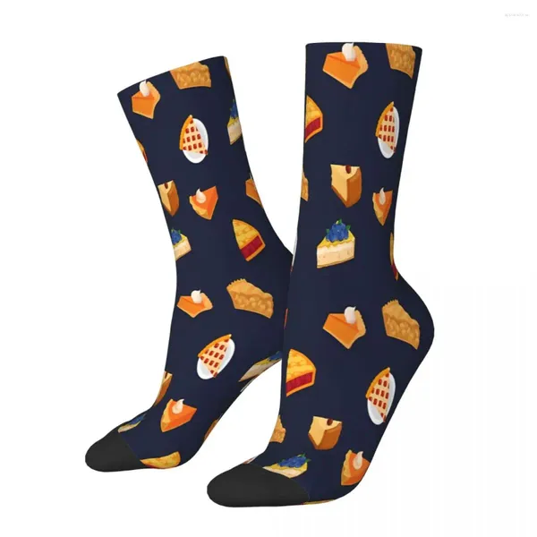 Herrensocken Sliced Pies Dessert Männliche Herren Damen Herbststrümpfe Harajuku