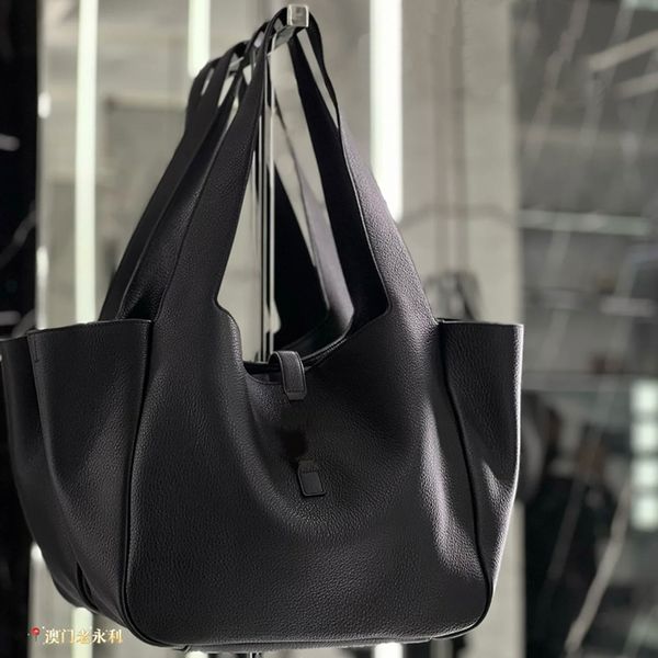 Handtasche Designer Damen Ultragroße lässige Tragetaschen 50 cm Einkaufstasche Designertasche Schwarze Unterarmtasche aus hochwertigem Leder