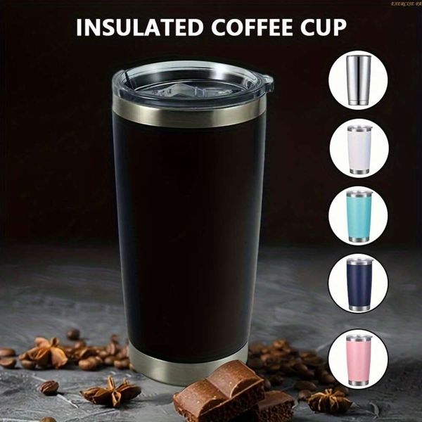 Изолированный кофе Cumbler Cup 20 унций Утечка многоразовая для нержавеющей стали