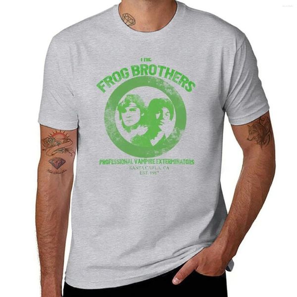 Regatas masculinas Frog Brothers-Vampire Extermination T-Shirt Personalizada Camisetas Masculinas