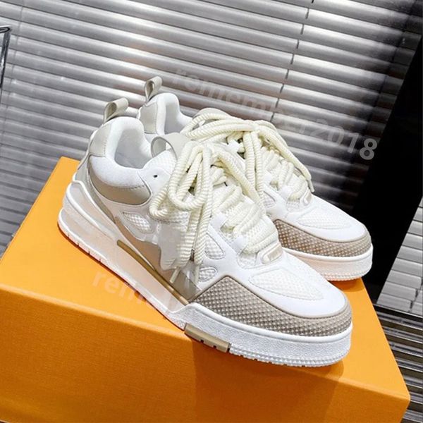 7A Designer Trainer Skate Sapatos Luxo Run Moda Luis Sneakers Mulheres Homens Sapato Esportivo Chaussures Casual Clássico Vuttonity Sneaker Mulher R38