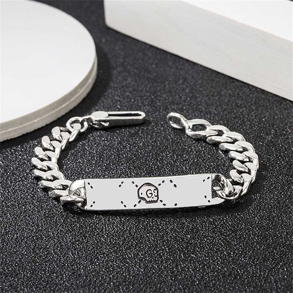 10 % RABATT auf Designerschmuck Taiyin antikes Elfenschädel-Armband aus Sterlingsilber für Männer und Frauen