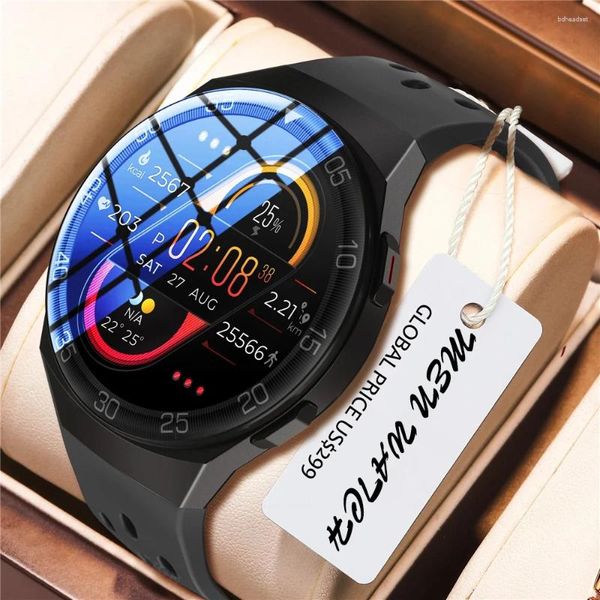 Relógios de pulso 2024 Silicone Strap Relógio Digital Homens Esporte Relógios Eletrônico LED Masculino Inteligente para Relógio À Prova D 'Água Bluetooth Chamada