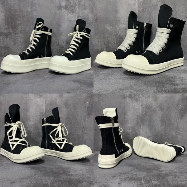 Sneaker da donna di design Stivali scarpe da uomo Sapore di latte Neve Tela Stivale alto traspirante disegni neri Scarpe da uomo stringate scarpe da esterno in pelle moda con scatola misura 35-47