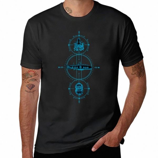 Novo 20.000 Léguas Submarinas Camiseta roupas fofas camisetas homem masculino simples camisetas A2NL #