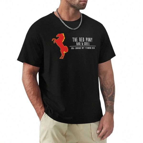 Red Py Bar T-Shirt roupas kawaii meninos brancos simples camisetas para homens W0GT #