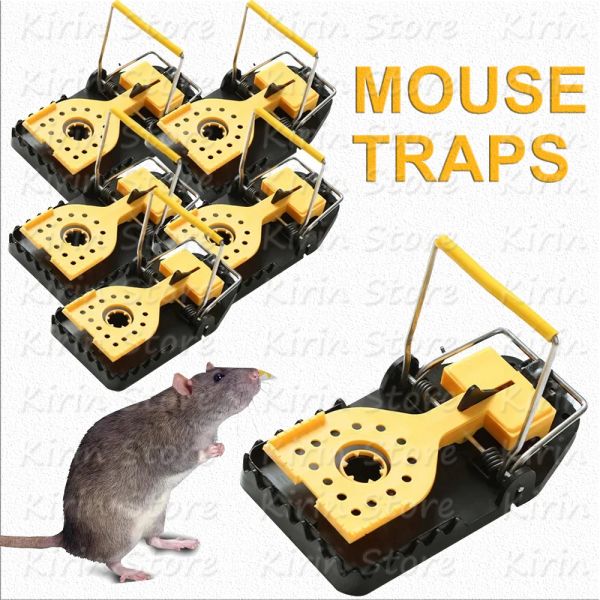 Trappole Trappola per topi Trappole per topi Piccole trappole per topi riutilizzabili per interni Potenti Tazze per esche Morsi potenti Esche efficaci Catture Trappole per topi