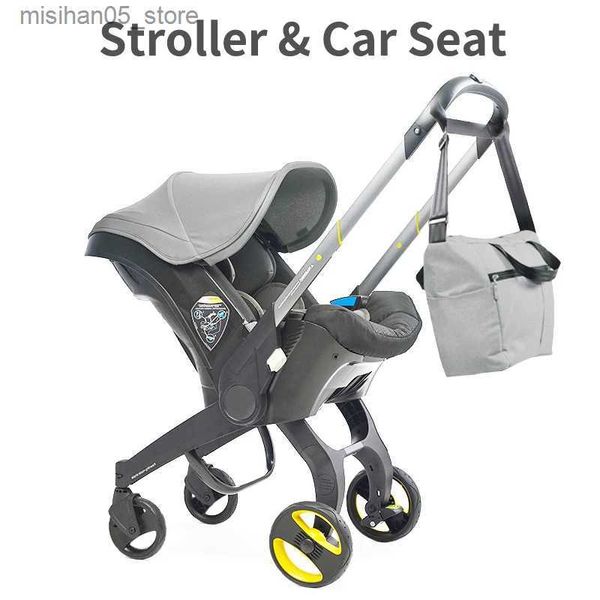 Kinderwagen# Kinderwagen Kinderwagensitz Kinderwagen Safety Car Leichtes 3-in-1-Reisesystem Q240328