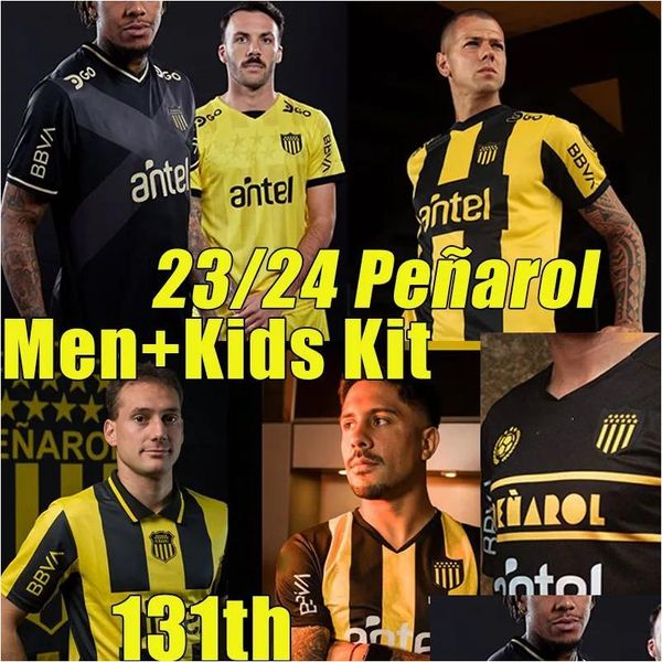 Maglie da calcio 22/23/24 Uruguay Penarol 131 Anos Casa Lontano Edizione commemorativa 2023 2024 Club Atletico C.Rodriguez Gargano Uomo Bambini Otgi6