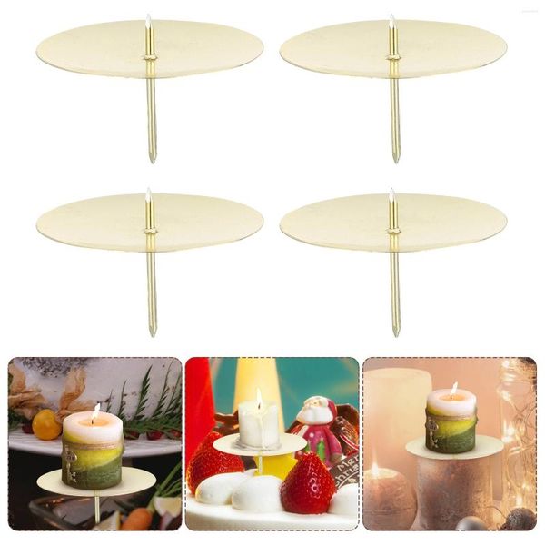 Mum Tutucular Tabağı Stand Tapınak Tealight Balmumu Tepsisi Düğün Mumlar Tutucu Fikalli Demir Pillar Aksesuarları