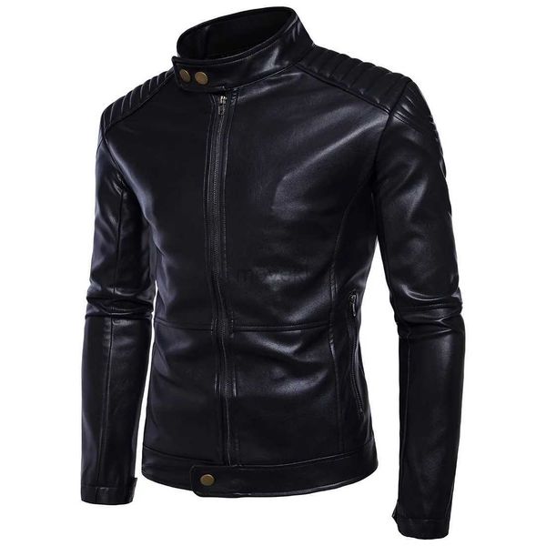 Couro masculino falso couro mrmt 2024 marca mens jaquetas cali motocicleta couro moda casaco para masculino jaqueta de couro casaco exterior vestuário vestuário 240330