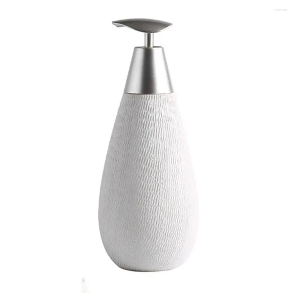 Dispensador de sabão líquido retro cerâmica suprimentos do banheiro shampoo garrafa mão chuveiro gel loção acessórios branco