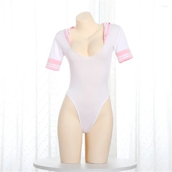 BHs Sets Einteiliger Badeanzug Durchsichtig Anime Cosplay Sexy Kostüme Fetisch Dessous Kawaii Unterwäsche Porno Bikini Sex Kleidung