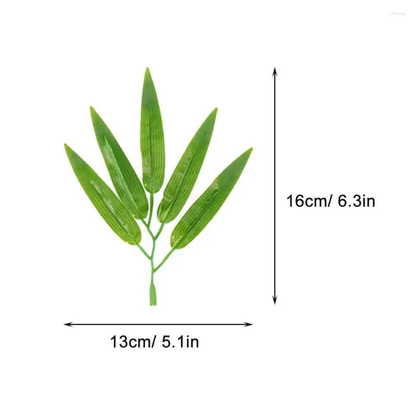 Декоративные цветы, украшения для ресторана, домашние украшения, имитация листьев, искусственные растения, искусственные бамбуковые ветки