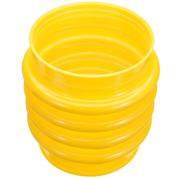 Gereedschap 1 peça novo jumper jack fole bota durável rammer fole calcadeira 17.5cm de diâmetro para wacker rammer compactador calcadeira amarelo