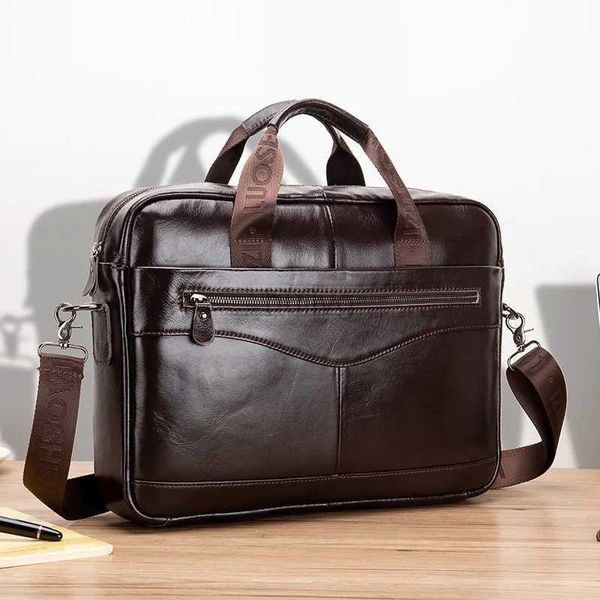 Casos de laptop Backpack Backpack Business Business Leation Laptop Bag 14 de 15,4 polegadas Men.
