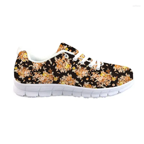 Scarpe Casual Donna Leopard Modello 3D Sneakers da donna Appartamenti traspiranti da passeggio per Zapatos Mujer di grandi dimensioni da donna