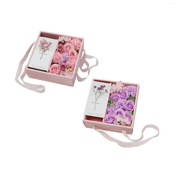 Dekorative Blumen Seifenrose Blumenbox Romantisch für Muttertag, Jahr, Hochzeit