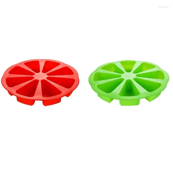 Stampi da forno 8 cavità per torte Stampo in silicone Tortiere Antiaderenti Focaccine per pizza Pane Strumenti per pasticceria