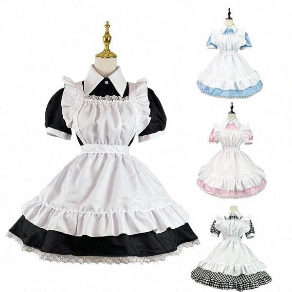 Old Castle Maid Costume Cosplay Governante Sted Butler Maid Dr Cafe Attendant Vestito di stoffa per Waitr Maid Party Costume p8S1 #