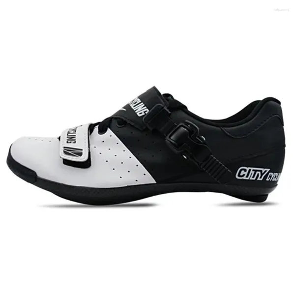 Велосипедная обувь City C1 Black White Road Shoe Carbon Professional Lake BONT Verducci
