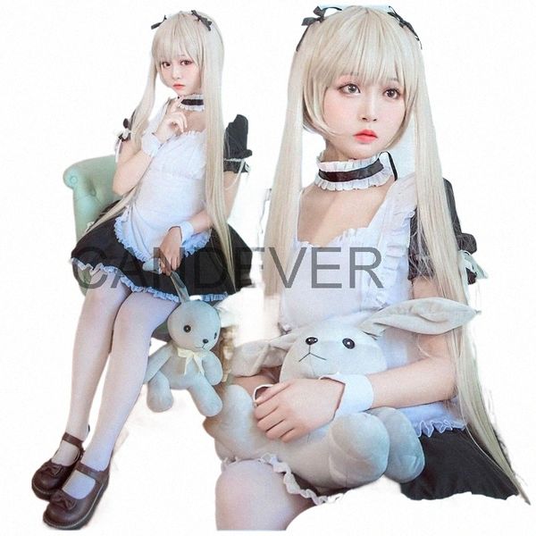 Anime Yosuga no Sora Kasugano Sora Maid Apr Sissy Maid Dr Kawaii Parrucca Outfit Costumi Cosplay Donne Sexy Meidofuku Lolita P1yo #