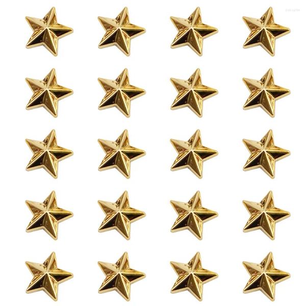 Bottiglie di stoccaggio Artigianato fai-da-te Creazione di stelle con retro piatto: ornamenti a forma di stella Vestiti Scrapbook Abbellimenti decorativi Forniture di gioielli 200 pezzi