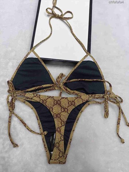 Sexy Damen-Designer-Bikini-Sets, klare Trägerform, Badeanzüge, Damen-Badeanzüge, Badebekleidung, Strand-Frau-Badebekleidung, Biquini, gemischte Luxusmarken-Bademode KHMV