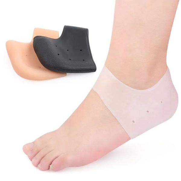 1 paar Silikon Fuß Hautpflege Schutz Feuchtigkeitsspendende Gel Gegen Peeling Verhindern Trockene Haut Waschbar Ferse Socken Weiche Ferse Socken fo