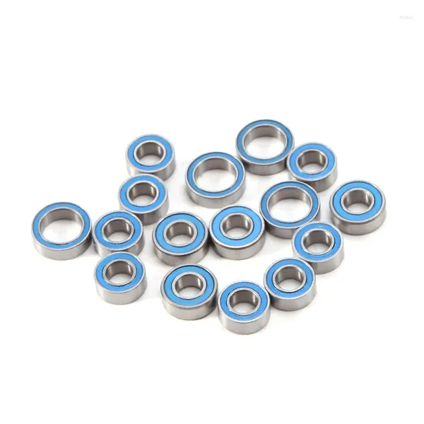 Orologi da parete 16PCS Kit cuscinetto a sfera sigillato in gomma per Tamiya02-0202D-02D 1/10 RC Auto Aggiornamenti Ricambi Accessori