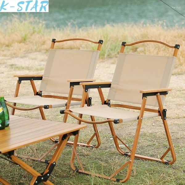 Mobili da campeggio K-star Kemite Chair Tavolo da campeggio portatile pieghevole per esterni e panca da spiaggia ultraleggera in lega di alluminio da pesca da picnic