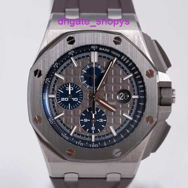 Grestest AP-Armbanduhr Epic Royal Oak Offshore 26400IO Herrenuhr Timing-Code Automatische Maschinen Schweizer berühmte Uhr Sportuhr Luxus-Business-Durchmesser