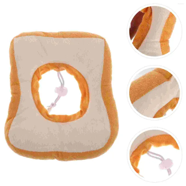 Collare abbigliamento per cani adorabile gatto protettivo protettivo da pet toast cono cono di pagno di pane decorazione gattino recupero rifornimento anti-scratch