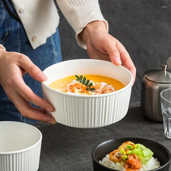 Ciotole giapponese ciotola di riso creativo giapponese per insalata di frutta di alta qualità per insalata di buone noodles di bell'aspetto zuppa verticale squisita