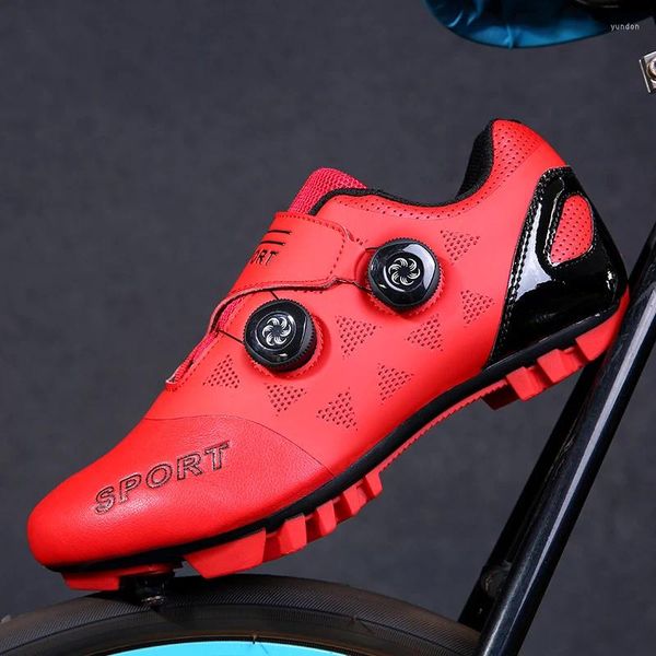 Sapatos de ciclismo 36-47 MTB Flat Homens Mulheres Esportes ao ar livre Bicicleta Mountain Bike Cleat Calçado Speed ​​Road Plus Size