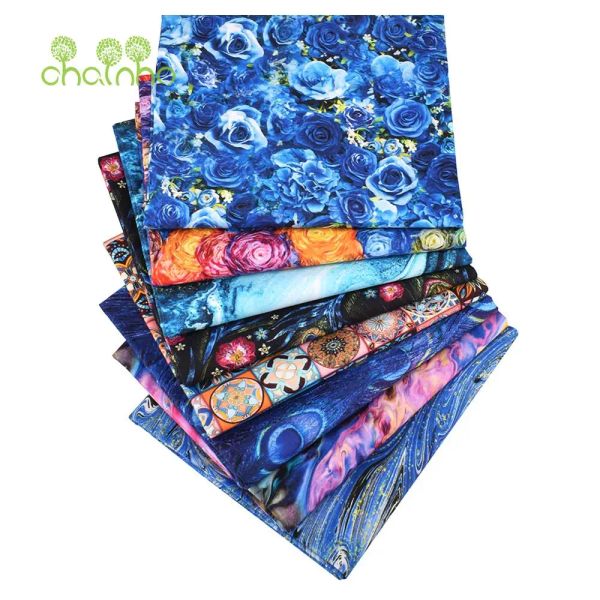 Stoff, schlichter Baumwollstoff, Patchwork-Stoff, abstraktes magisches Druckmuster für handgefertigte DIY-Quilt-Näharbeiten, Taschenmaterial