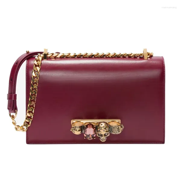 Borse da sera Borsa piccola quadrata Anello di diamanti in cristallo femminile Borsa pochette di lusso Borse da donna a tracolla europee e americane