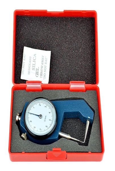 Dickenmessgeräte Präzision 0 bis 1001 mm Zahnmessschieber mit Uhr Metall Tragbares Mini-Dickenmessgerät Tester1126383