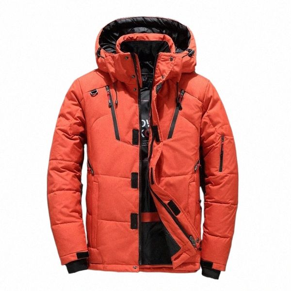 Orange Hohe Qualität Daunenjacke Winter Neue Mit Kapuze Casual Fi Upset Warme Lose Einfarbig Brot Mäntel Mann Drop Schiff t8Qh #