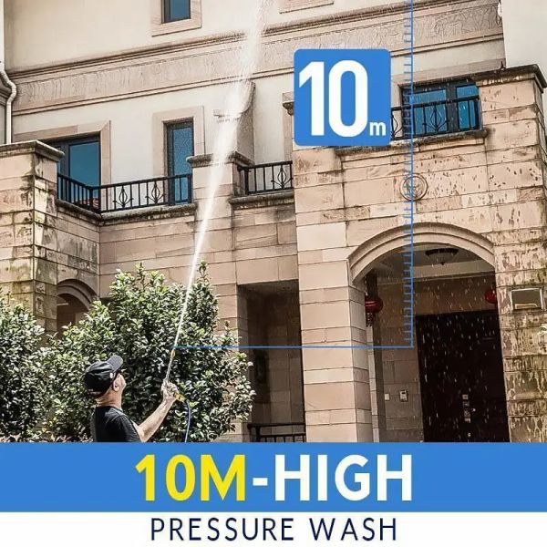 Gereedschap 2 In1 Yüksek Basınçlı Yıkayıcı Taşınabilir Yüksek Pressure Su Tabancası Temizleme Otomobil Yıkama Makinesi Bahçe Sulama Hortum Nozul Sprinkler 48mm