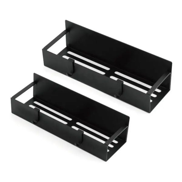 Rack Portaspezie magnetico Portaspezie magnetico di alta qualità, senza perforazione, organizer per ripiani magnetici da cucina multifunzione, confezione da due ripiani per frigorifero