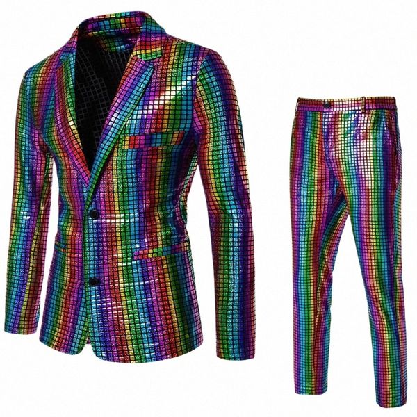 Fiable Новый мужской костюм с блестками Hot Stam для дискотеки, косплея, вечеринки, сцены, ночного клуба, блестящий и крутой костюм для выступлений, комплект размеров S-3XL p9TQ #
