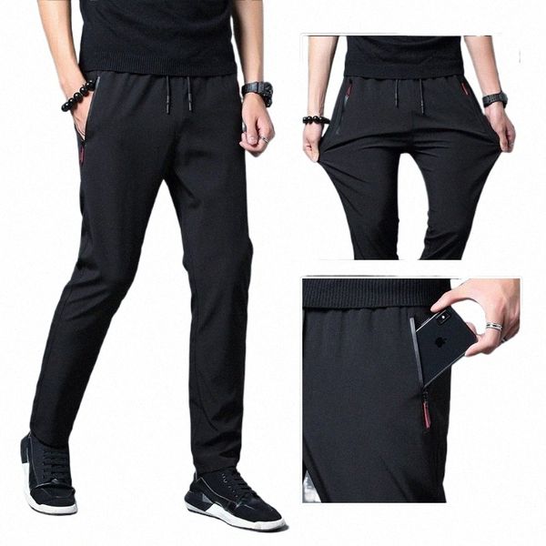 Männer Jogger Track Hosen Elastische Taille Sport Casual Outdoors Jogginghose Atmungsaktive Baggy Fitn Gyms Hosen Kleidung Plus 5XL t4gM #