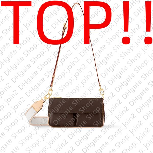 Parte superior do corpo cruzado.M46999 VIBE Designer Bolsa Bolsa Hobo Satchel Clutch Evening Baguette Tote Bolsa Crossbody Bolsa de Ombro Pochette Accessoires