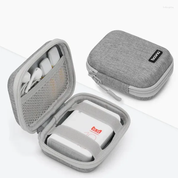 Sacos de armazenamento Oxford Pano Hard Shell Saco Digital Bluetooth Headset Pacote Protetor de Energia Carregador Cabo de Dados À Prova D 'Água Organizador Caso