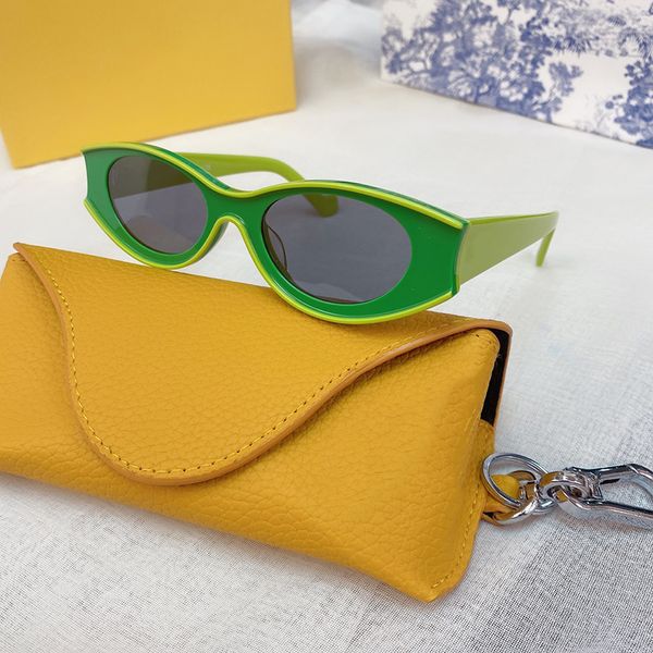 Designermode-Sonnenbrille aus Acetatfaser, quadratische rechteckige Sonnenbrille, zweifarbig, reichhaltig und farbenfroh, voller Charme, Luxus-Sonnenbrille für Damen, UV400