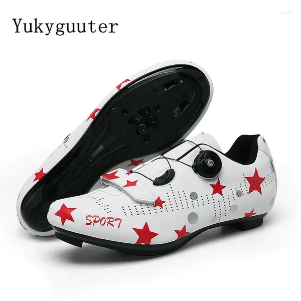 Sapatos de ciclismo sapatilha ciclismo mtb homens tênis mulheres mountain bike bicicleta respirável esporte gancho loop moda estrela