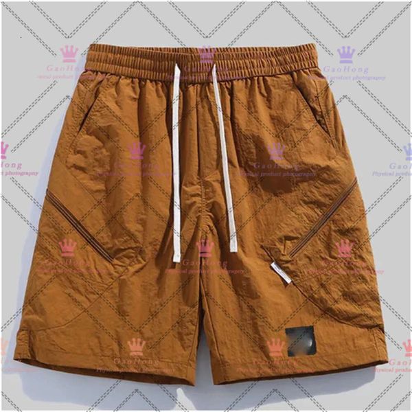 Cp designer masculino shorts de pedra e ilha shorts de trabalho biker curto lazer férias praia calças respirável bússola 194