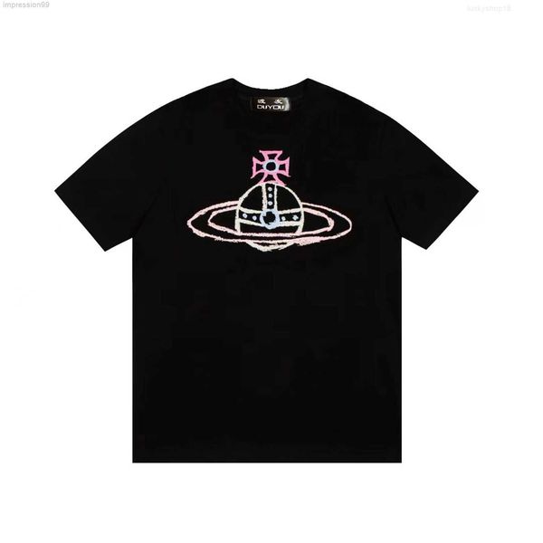 DUYou Mens Sprey Orb T-Shirt Batı Ahşap T-Shirt Marka Giyim Erkekleri Kadın Yaz Tişörtlü Mektuplar Pamuk Jersey Yüksek Kalite Üstleri 781768QT8