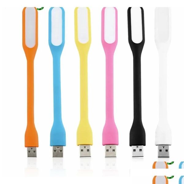 USB-Gadgets 1 Stück Mini-LED-Leselicht Computerlampe Flexible Tra Bright für Notebook-PC Power Bank Partner Tablet Laptop C1 Drop Delive Otdln